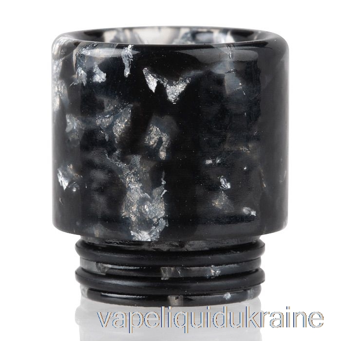 Vape Liquid Ukraine 810 Sequins Resin Drip Tip Black Silver